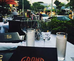 Al fresco dining at the Grand Cafe